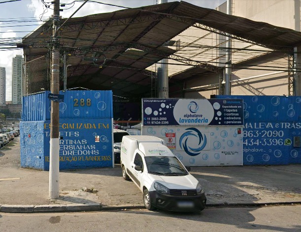 Alphalave Lavanderia por dentro