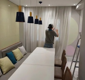 Lavagem de Cortinas